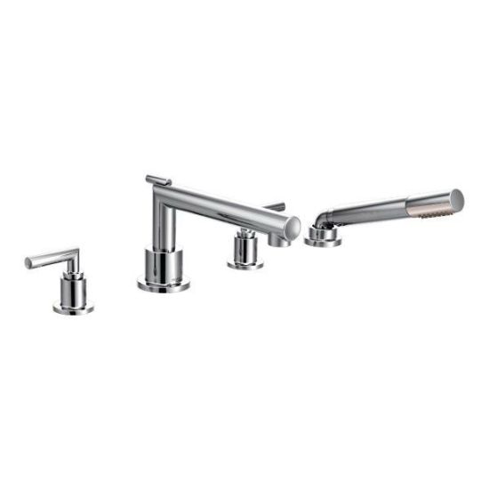 Picture of TS93004 ARRIS 4 HOLE ROMAN TUB CHROME