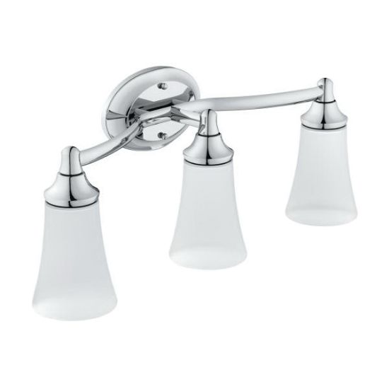 Picture of YB2863CH 3 GLOBE LIGHT CH EVA