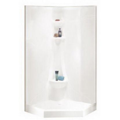Picture of SATURNE 38X38 1PC NEO-ANG SHOWER WHI