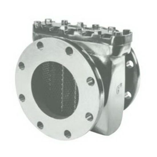 Picture of 4" NSF61 BRONZE STRAINER - ROUND FLG