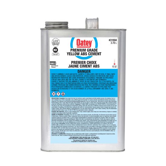 Image sur 31501 250ML COLLE ABS JAUNE PREM. OATEY
