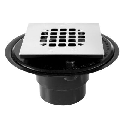 Picture of C++ 42238 2"-3" SS SQ SHWR DRAIN F/TILE