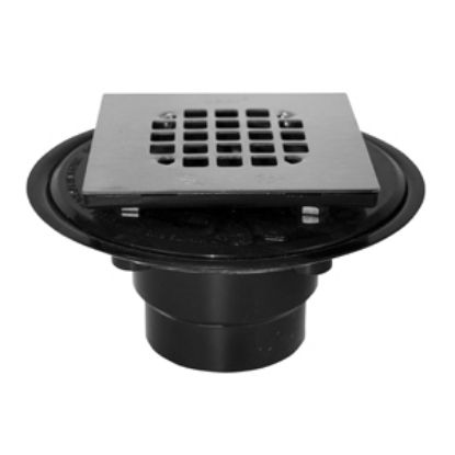 Picture of C++ 42250 2" ABS SQUARE TILE DRAIN B/NI