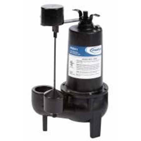 Picture of 1/2HP CAST IRON SEWAGE PUMP W/VERT SWCH