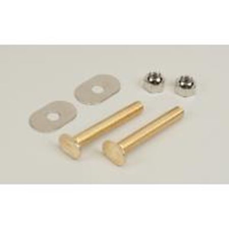 Picture of 5/16X21/4 BRASS PLATED CLOSET BOLT PR