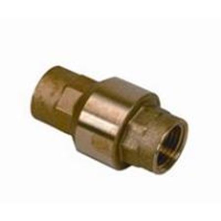 Picture of 1/2" BRASS CHECK VALVE (IN-LINE) NON-NSF