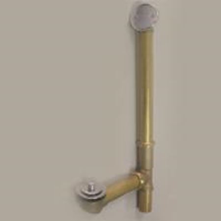 Picture of W&O BRASS BATH DRAIN 17GA L&T CP 7"A-DIM