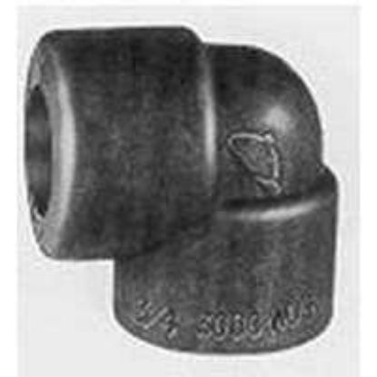Picture of 3" 3000# SW 90 ELBOW A105N