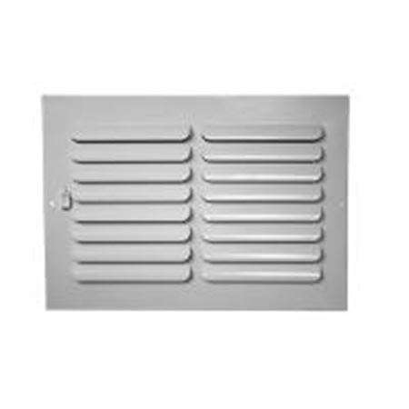 Picture of PROSELECT 10 x 4 in. Steel Ceiling/Sidewall Register in White