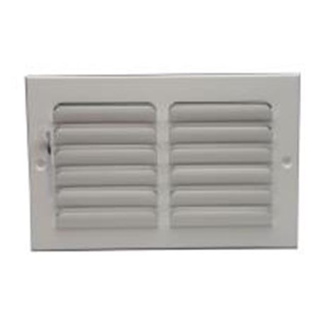 Picture of PROSELECT 8 x 4 in. Steel Ceiling/Sidewall Register in White