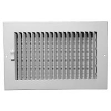 Picture of PROSELECT 10 x 6 in. Steel Ceiling/Sidewall Register in White