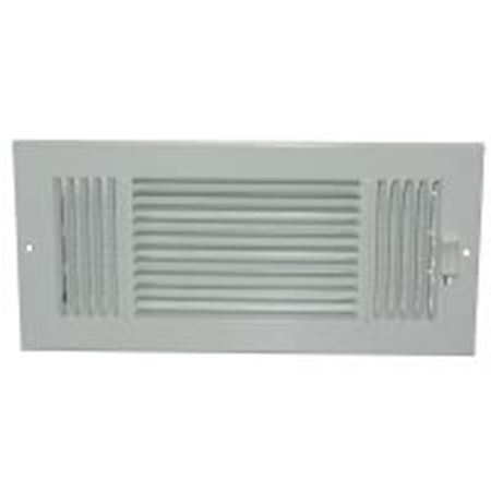 Picture of PROSELECT 10 x 4 in. Steel Ceiling/Sidewall Register in White