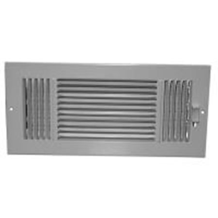 Picture of PROSELECT 8 x 4 in. Steel Ceiling/Sidewall Register in White