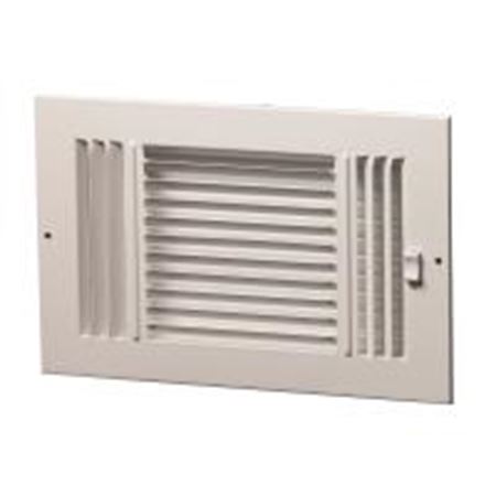 Picture of PROSELECT 10 x 4 in. Steel Ceiling/Sidewall Register in White