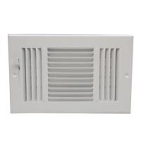 Picture of PROSELECT 8 x 8 in. Steel Ceiling/Sidewall Register in White