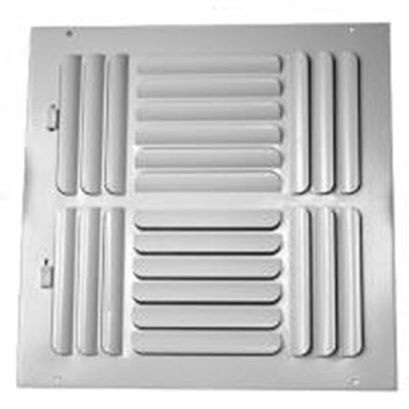 Picture of PROSELECT 8 x 8 in. Steel Ceiling/Sidewall Register in White