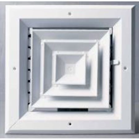 Picture of PROSELECT 10 x 10 in. White Aluminum 4-Way Ceiling Diffuser