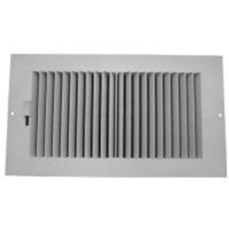 Picture of PROSELECT 8 x 4 in. Plastic Ceiling/Sidewall Register in White