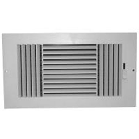 Picture of PROSELECT 10 x 6 in. Plastic Ceiling/Sidewall Register in White