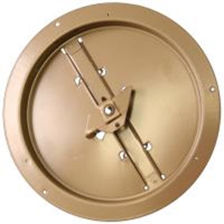 Picture of PROSELECT 14 in. Round Brown Steel Ceiling Damper