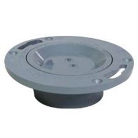 Picture of 4 X 3 CLOSET FLANGE W/TEST PVC DWV(26591