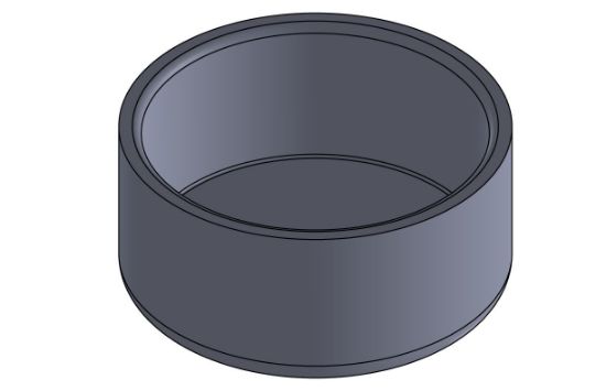 Picture of 3" PVC XFR SLIP CAP H