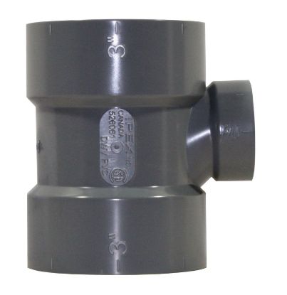 Picture of 3 X 3 X 1-1/2" PVC XFR HXHXH TY