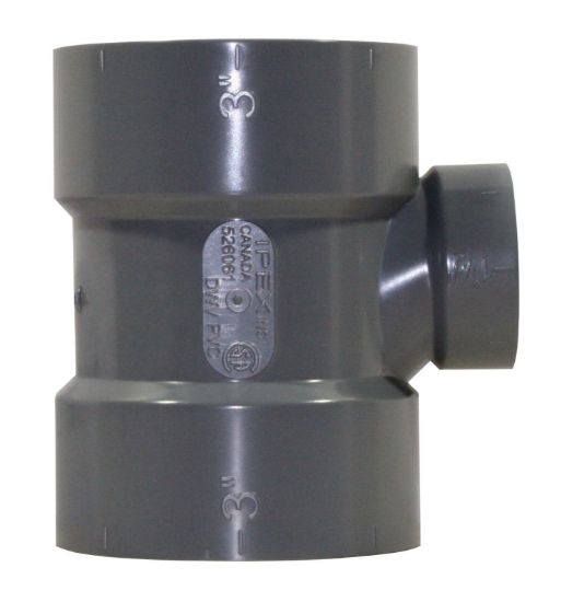 Picture of 3 X 3 X 1-1/2" PVC XFR HXHXH TY