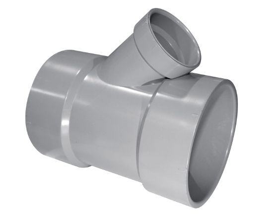 Picture of 4 X 2" PVC XFR HXHXH 45 WYE
