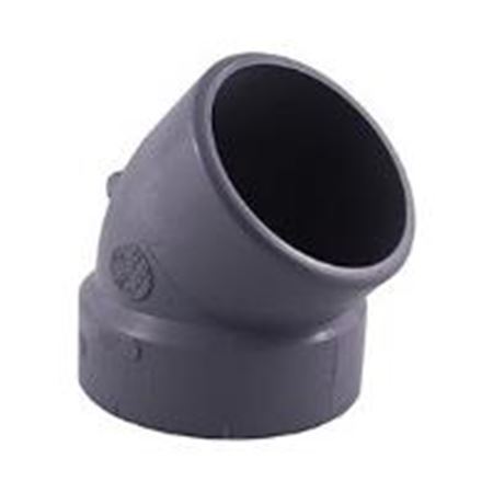 Picture of 1-1/2" X 45 XFR PVC FTG ELBOW SP X H