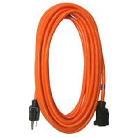 Picture of C++ 31602 16/3 25FT EXT CORD LIGHTED ORA