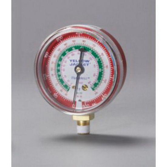 Image sur 49001 2-1/2" F JAUGE PRESSION RED