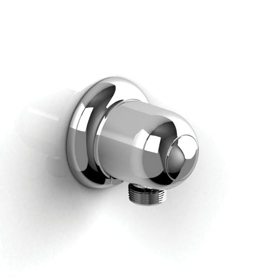 Image sur 747C COUDE ADAPT CHROME