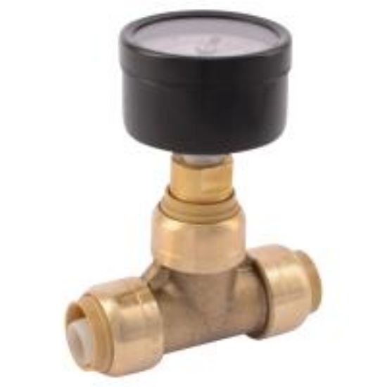 Picture of RS+ 24436 LLC 1/2"  PRES GAUGE TEE