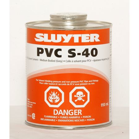 Picture of MD 10666  4L CEMENT PVC S40 GRAY SLUYTER