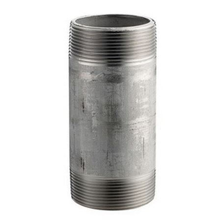 Picture of 1/4" X 5" S40 TBE NIPPLE 316SS