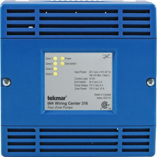 Image sur 316 TN4 CENTRE CABLAGE 4 ZONE PUMPS