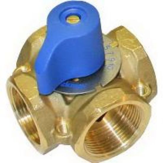 Picture of 722 1-1/4" BRASS 4-WAY MIXING VALVE