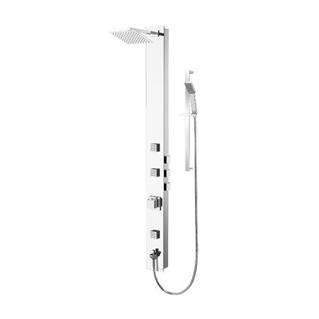 Picture of C++ TZG2-WT-S SHOWER COL.GLASS WHITE