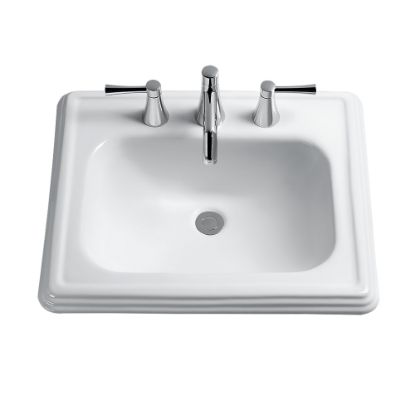 Picture of LT531801 PROMENADE BASIN 8CC COT/WH