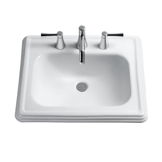 Picture of LT531801 PROMENADE BASIN 8CC COT/WH