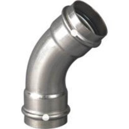 Picture of C++ 85452 3/4"X45D P 304SS ELBOW