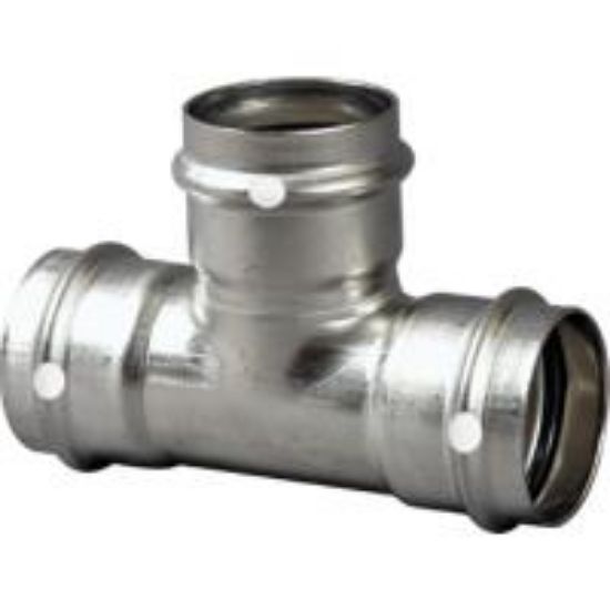 Picture of 85652 1"X3/4" P 304SS REDUCING TEE W/FKM