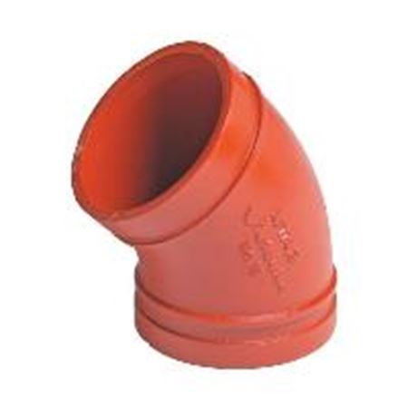 Picture of 11 5X45 GRV ELBOW PNT