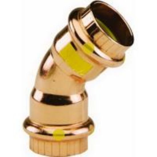 Picture of C++ 16188 1/2"X45D P COP GAS ELBOW
