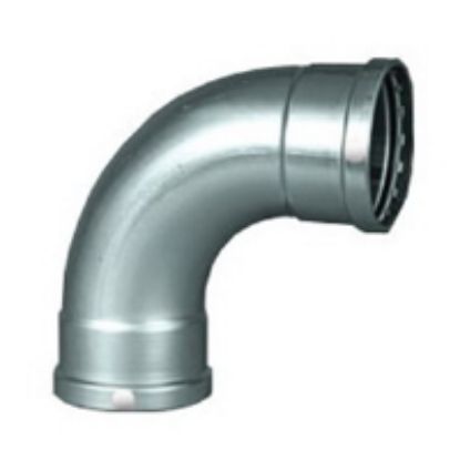 Picture of C++ 85442 4"X90D P 304SS ELBOW