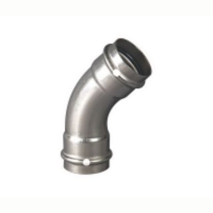 Picture of C++ 85447 1/2"X45D P 304SS ELBOW