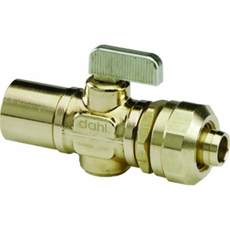 Picture of C++ 17166 1/2" C X CMP BRS SHUTOFF VALVE