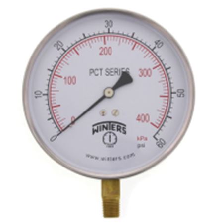 Picture of PCT322 41/2 0-60 CONTR GAUGE 1/4 NPT BTM