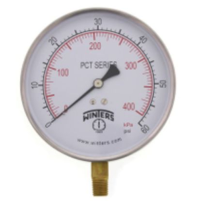 Picture of PCT322 41/2 0-60 CONTR GAUGE 1/4 NPT BTM